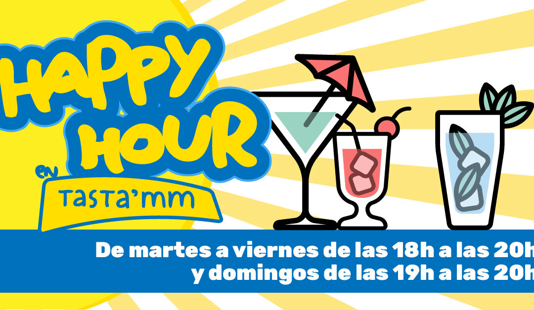 ‘Happy hour’ en Tasta’mm: 2×1 en cocktails